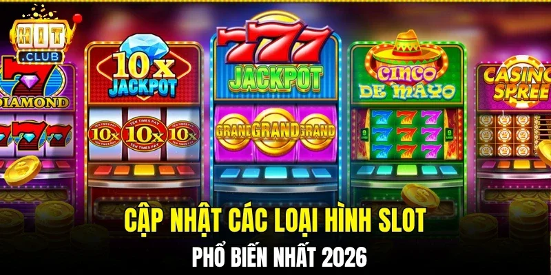 Cập nhật các loại hình slot phổ biến nhất 2026