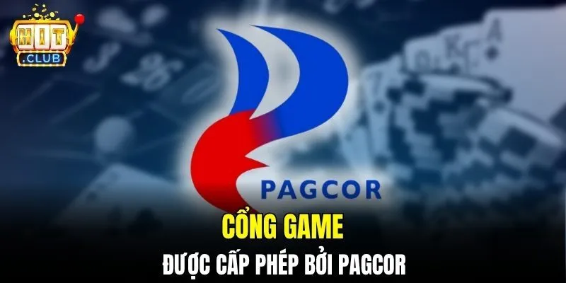 Cổng game được cấp phép bởi PAGCOR
