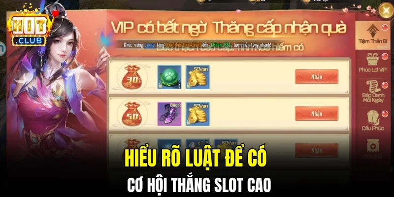 Hiểu rõ luật để có cơ hội thắng slot cao
